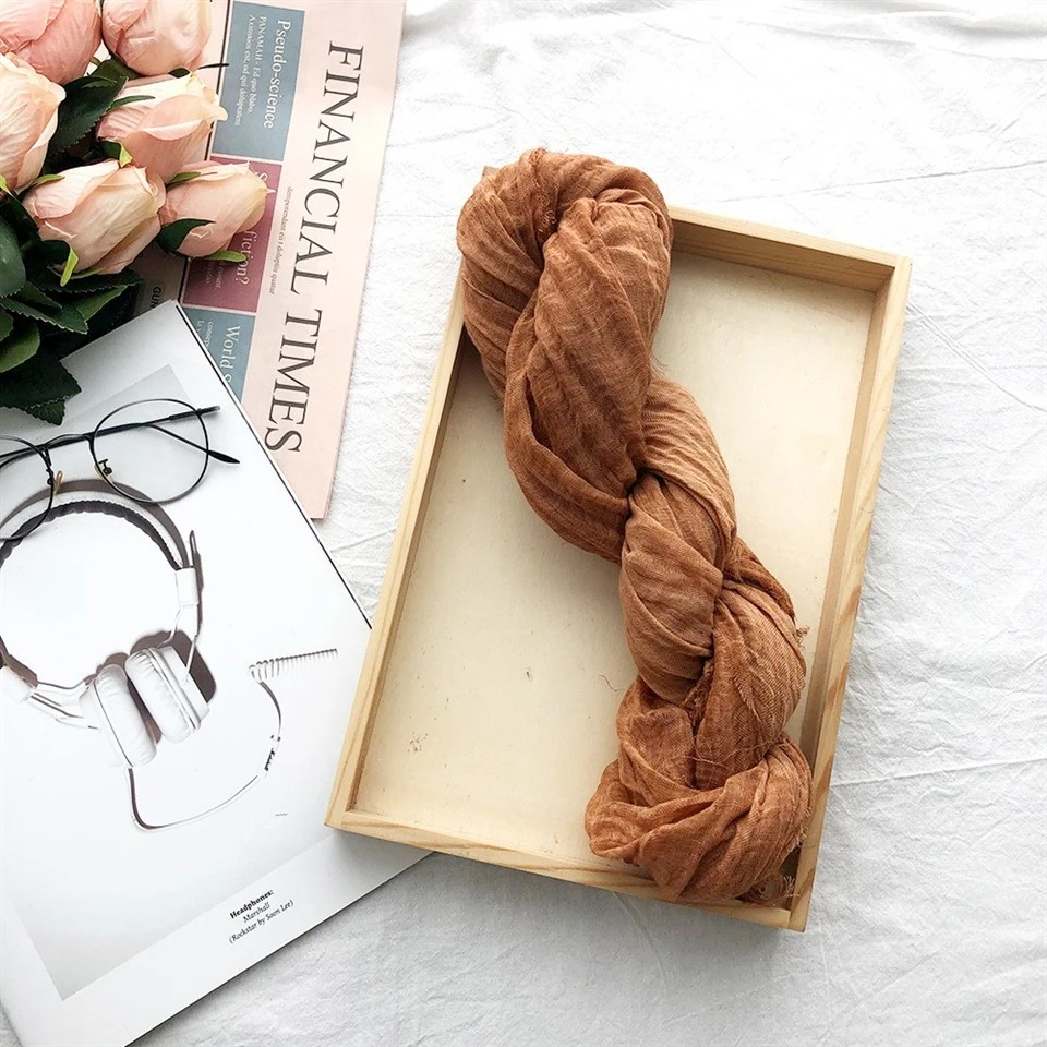 Soft Cotton Linen Scarf factory
