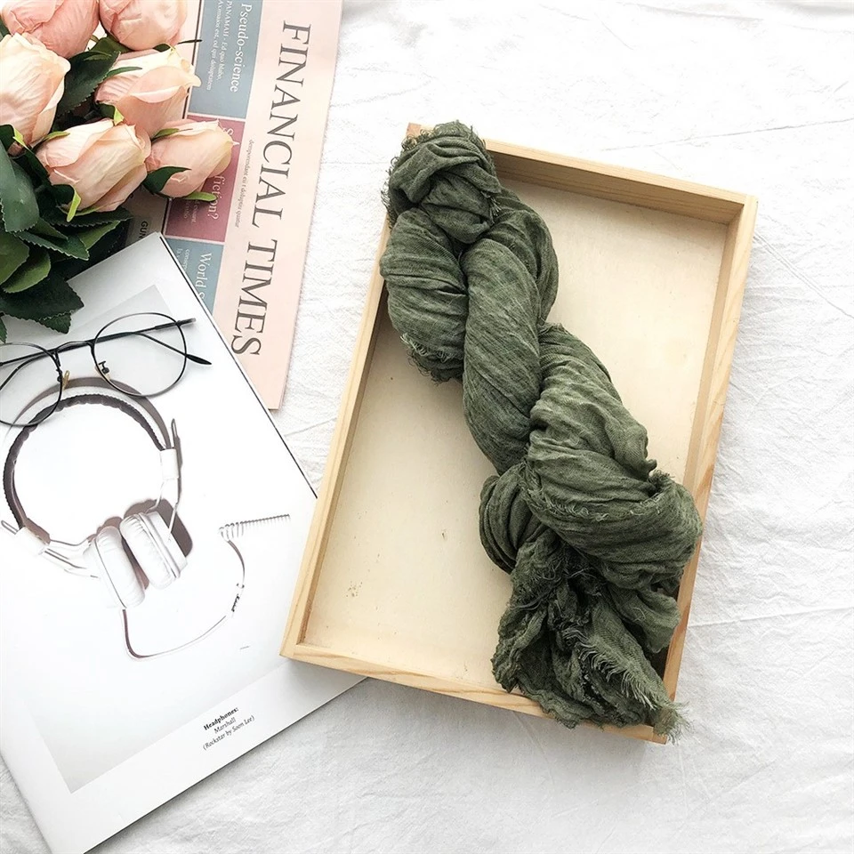 Soft Cotton Linen Scarf high quality